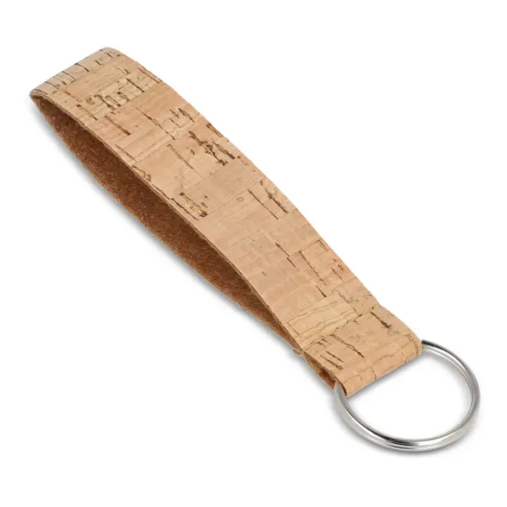 Cork wrist strap with keyring  - LT99640 (N0094)